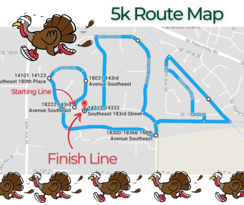 5k Route Map Rosie Rourke Real Estate Team Best Realtor Near Me